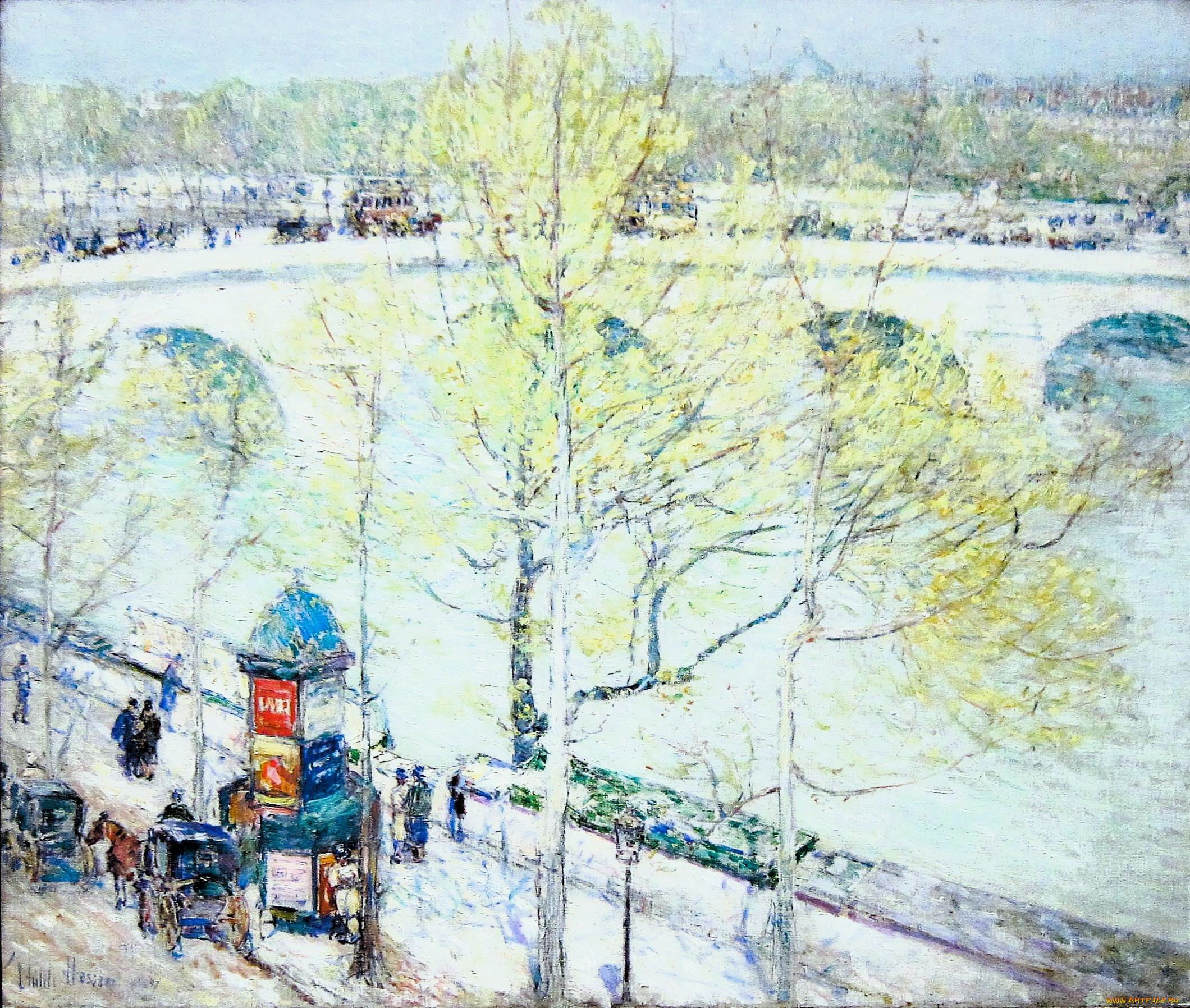 , frederick childe hassam, , , , , 